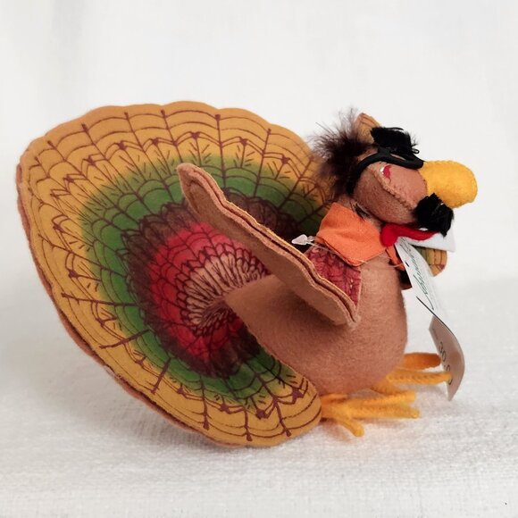 Annalee 7" Turkey in Disguise 2022 Thanksgiving Doll I'm Not a Turkey, NWT - Picture 3 of 5